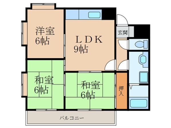 プログレス内山の物件間取画像